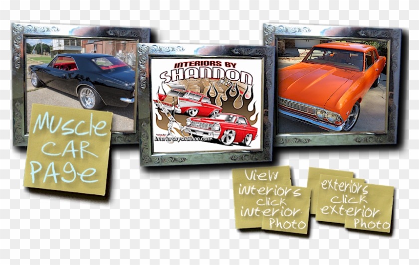 Custom Muscle Car, Nova, Chevelle, Impala / Pro Touring, - Classic Car Clipart