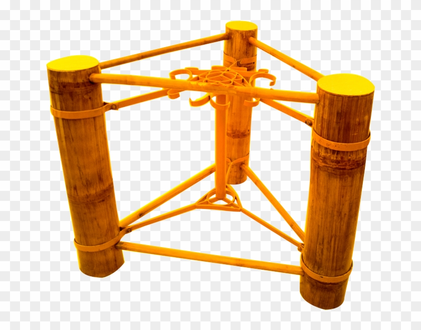 Bamboo Set Of 3 Chairs And Triangular Top Tea Table - Parallel Clipart