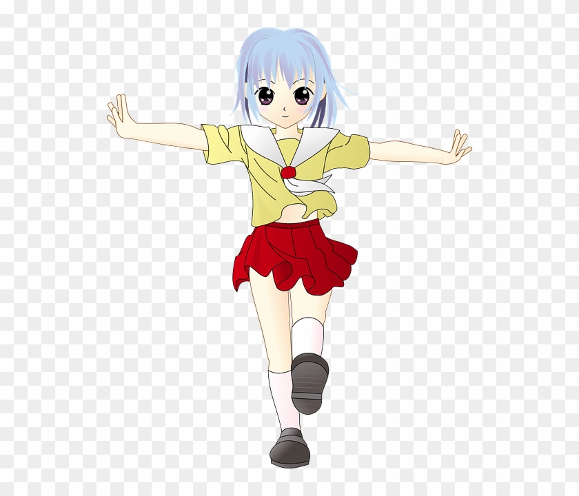 Anime Girl Gif Png Clipart #3841565