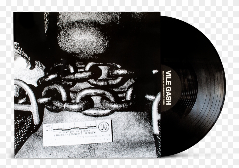 Vile Gash "nightmare In A Damaged Brain" - Phonograph Record Clipart #3841622