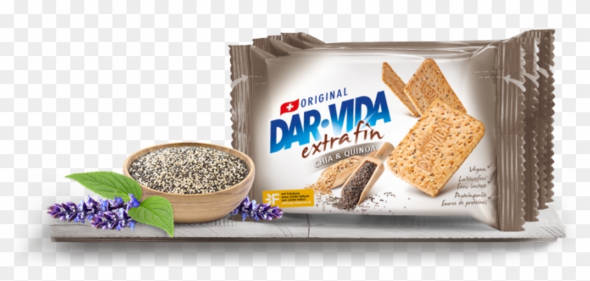 Dar Vida Chia & Quinoa Crackers 184g Clipart #3841820