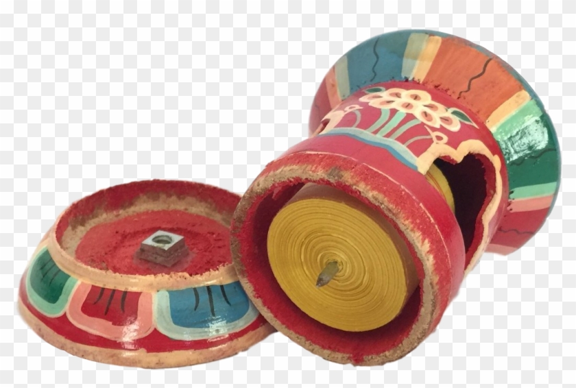 Wooden Tabletop Prayer Wheel - Baby Toys Clipart #3842093