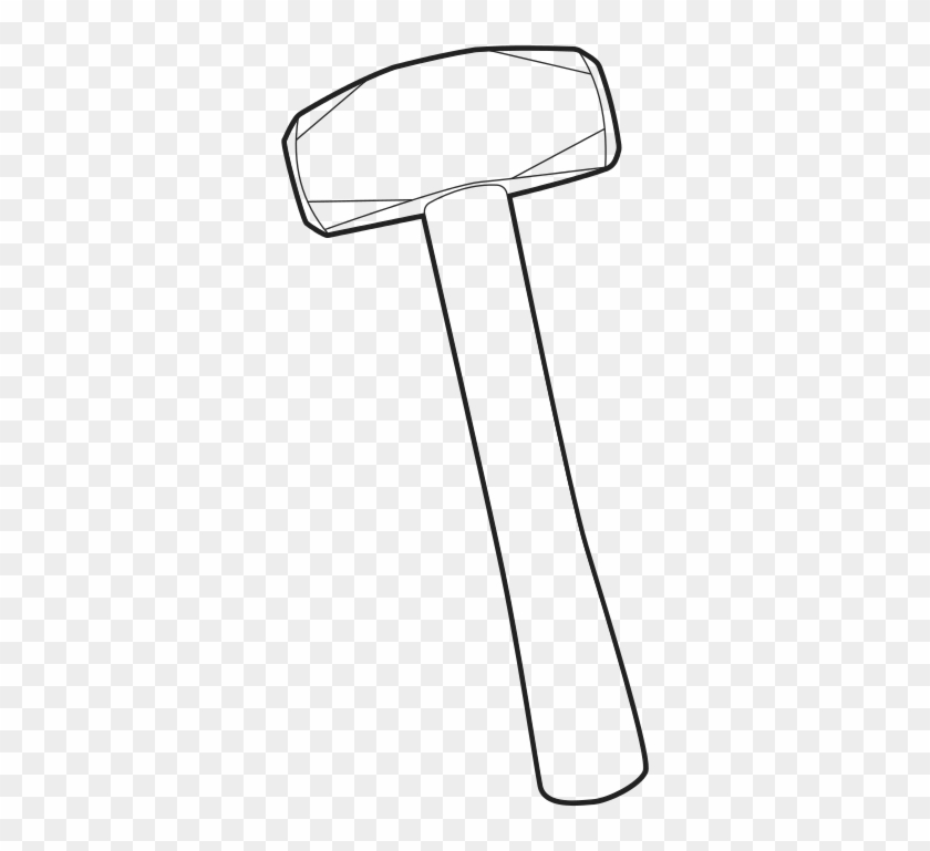 Svg Drilling Hammer - Drawing Clipart #3842094
