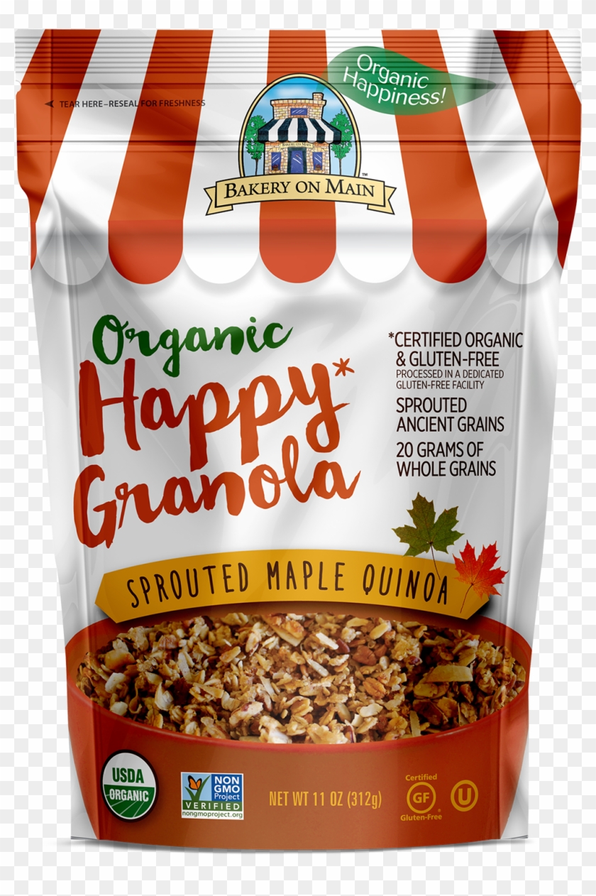 Organic Granola Maple 3d - Breakfast Cereal Clipart #3842095