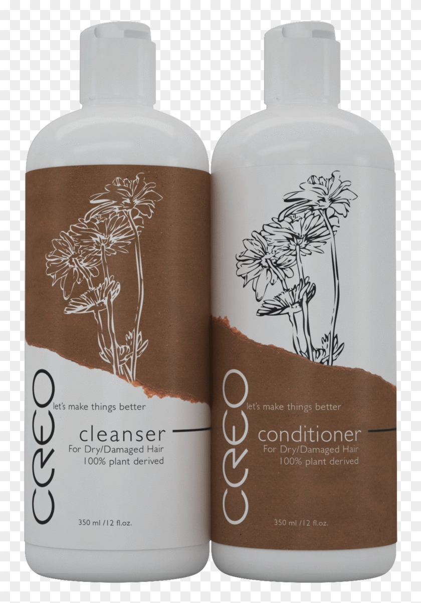 Creo Professional Cleanser And Conditioner For Dry/damaged - Hair Cleanser And Conditioner Clipart #3842096