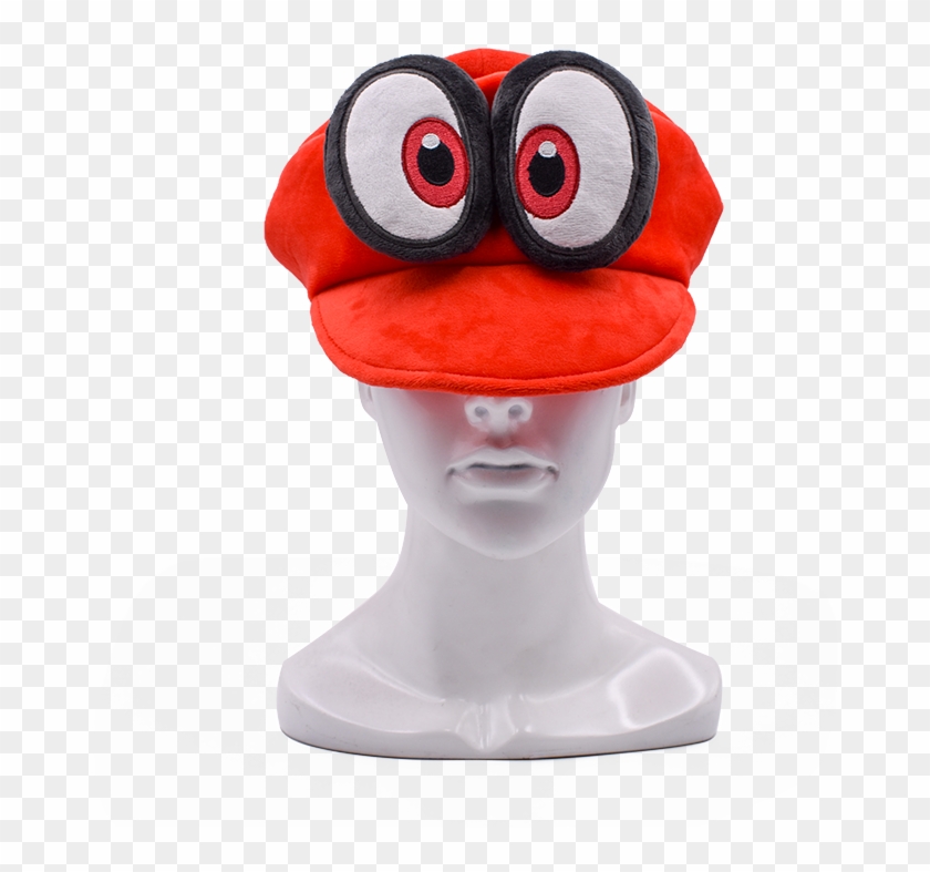 Anime Super Mario Cosplay Big Eye Odyssey Cappy Red - Stuffed Toy Clipart #3842241