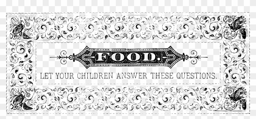 This Free Icons Png Design Of Food Questions Label - Calligraphy Clipart #3842527