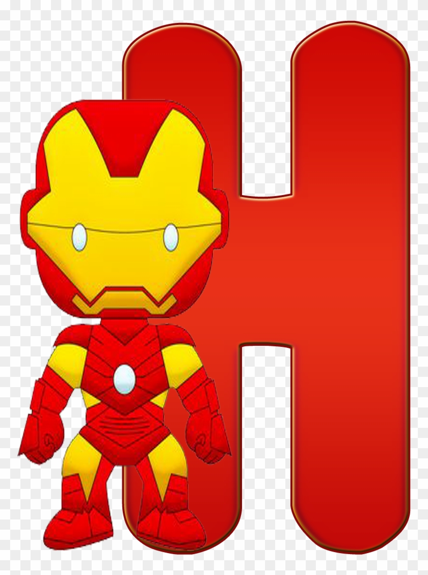 Lisa Simpson, Iron Man, Superhero, - Ver La Letra Del Abecedario En Iron Man Clipart #3842576
