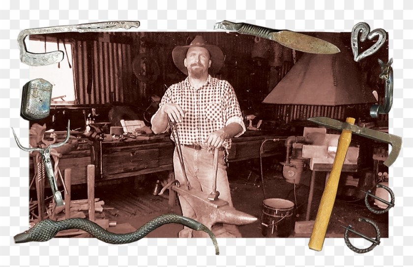 A Blacksmith Is A Metalsmith Who Creates Objects From - Burmese Python Clipart #3842800