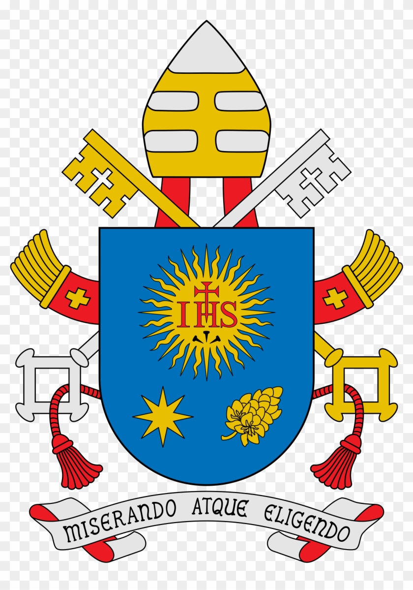 Brasão Do Papa Francisco - Pope Francis Crest Clipart