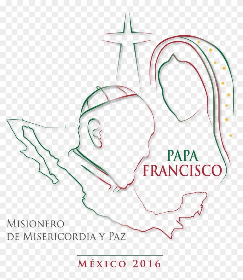 Logotipo Visita Papa 01 - Basilica De Guadalupe Logo Clipart #3842988