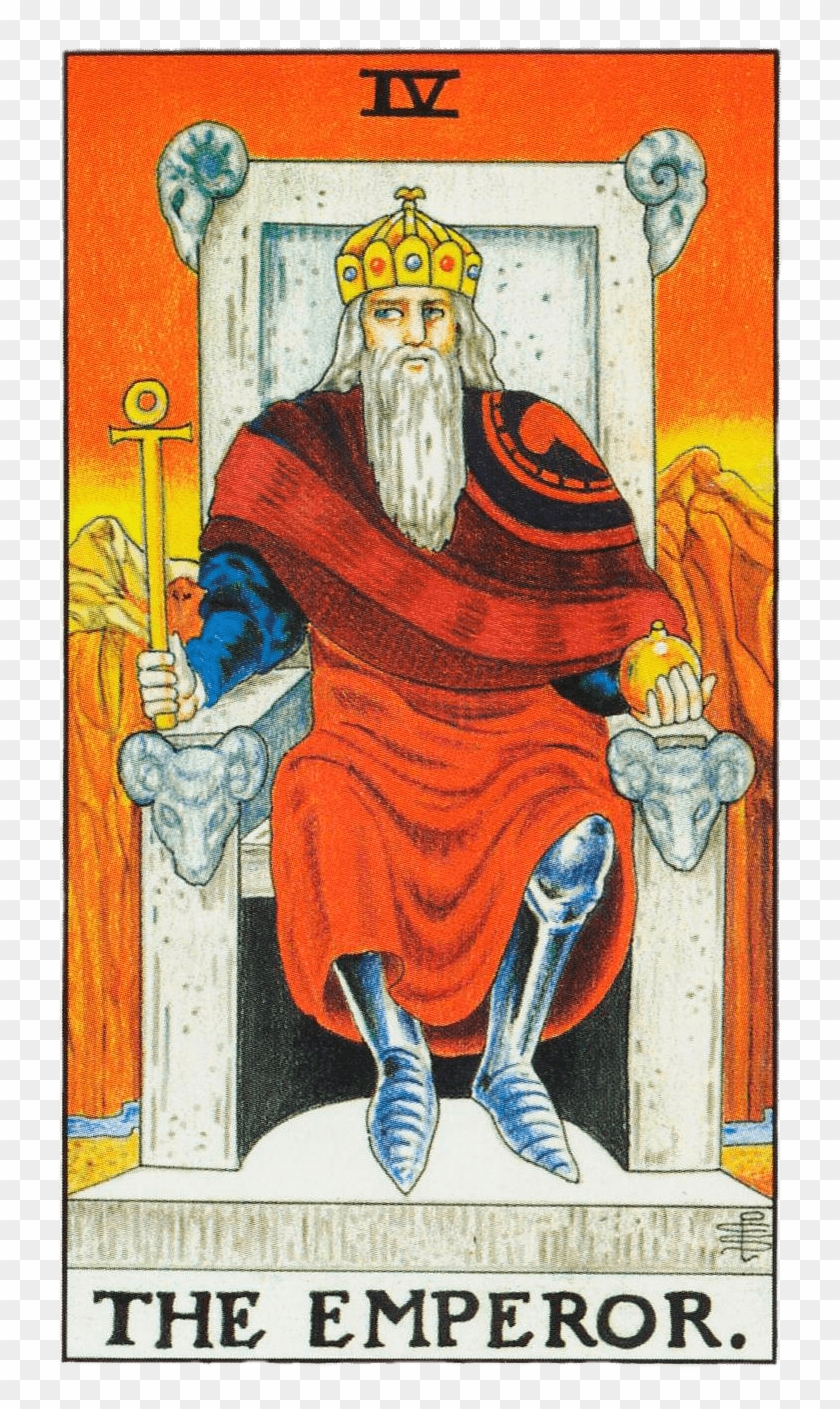 Download - Emperor Tarot Rider Waite Clipart