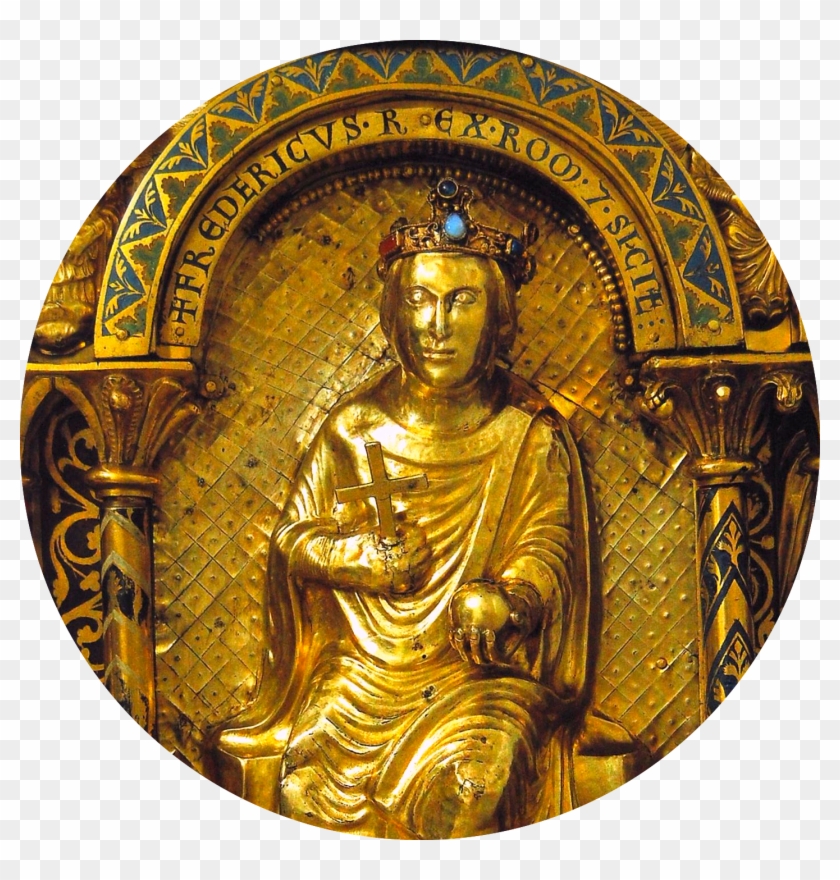 A Medieval Emperor's Natural Language Experiment - Frederick Ii Holy Roman Emperor Statue Clipart