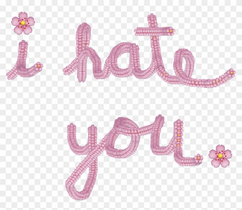 "bloom With The Flowers" Spell - Hate U Emoji Clipart #3844300