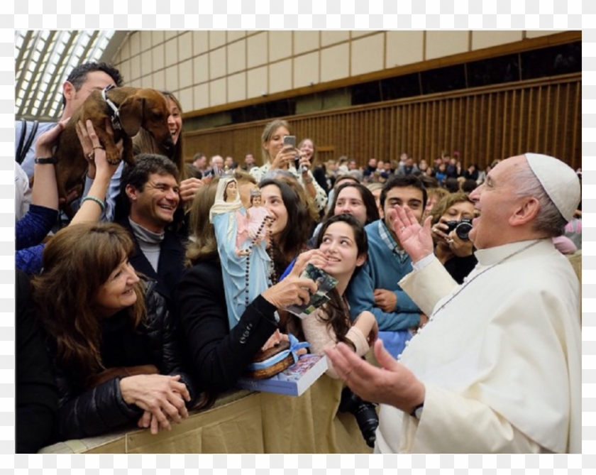 El Papa Francisco Abre La Puerta Del Vaticano A Todos - Audience Clipart #3844764