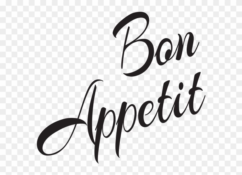 Bon-appetit - Calligraphy Clipart #3845214