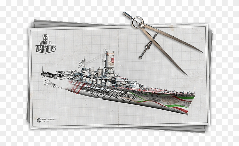 World Of Warships - Wows Kii Premium Ship Clipart