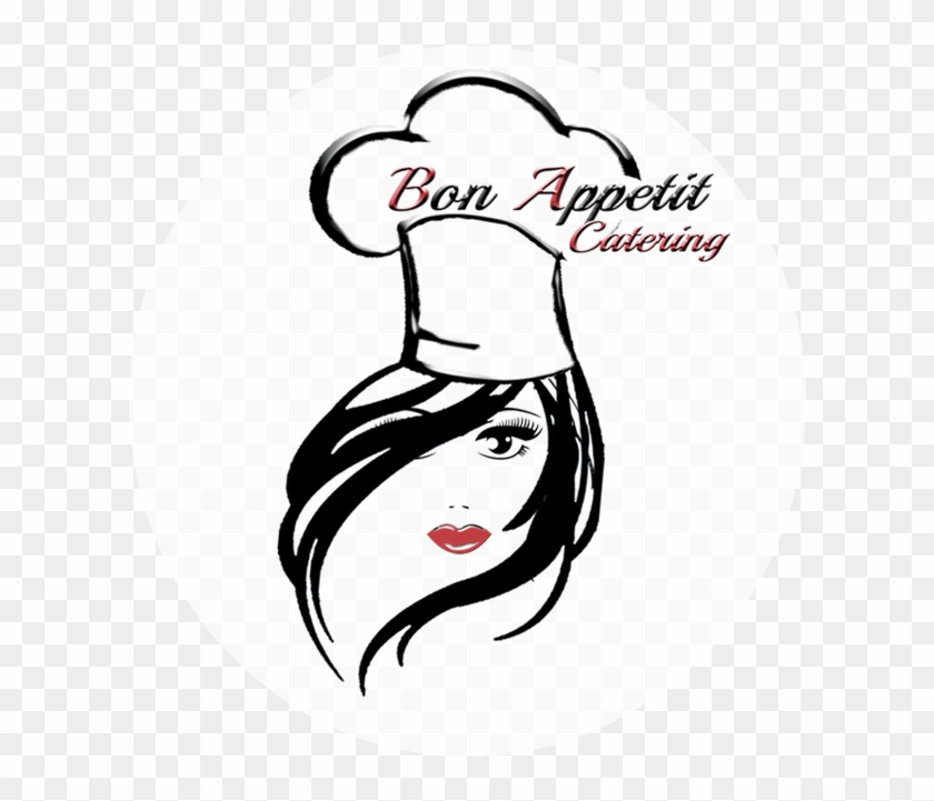Bon Appetit Catering - Face Siluet Clipart