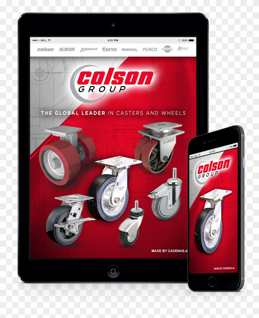 Caster Cad 3d Every Caster, One Application - Colson Group Clipart #3845342