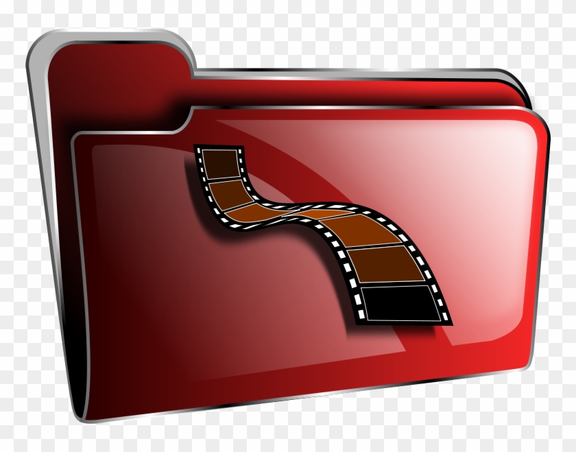 Movie Folder Icon Png Clipart #3845344