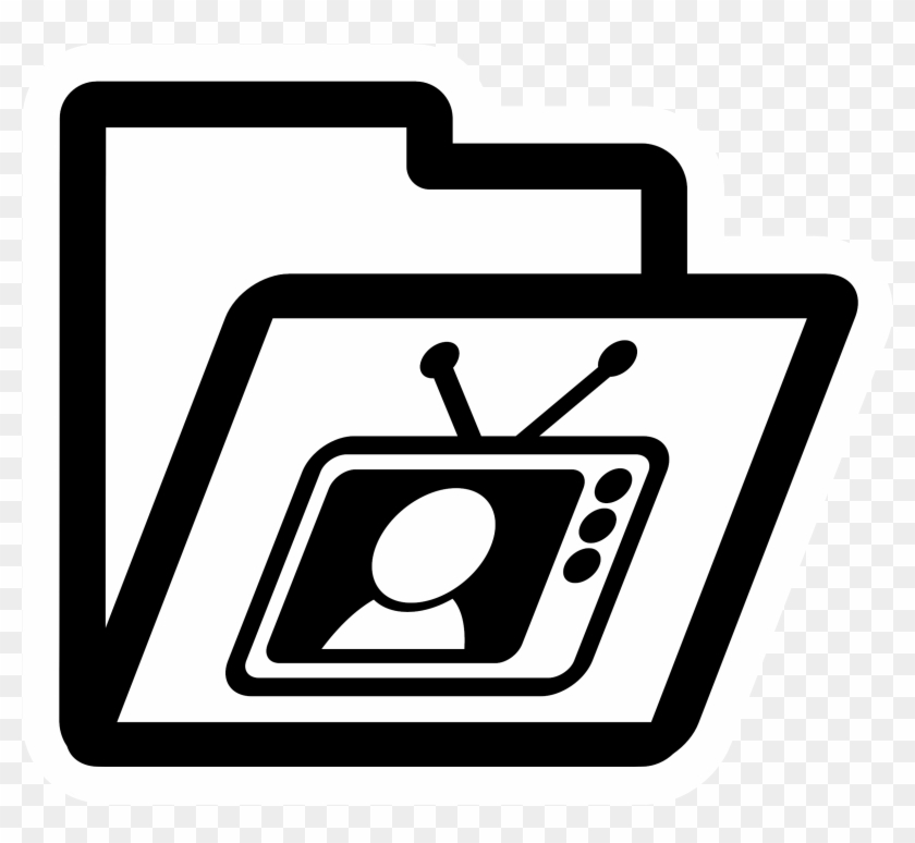 This Free Icons Png Design Of Mono Folder Video - Open File Icon Png Clipart