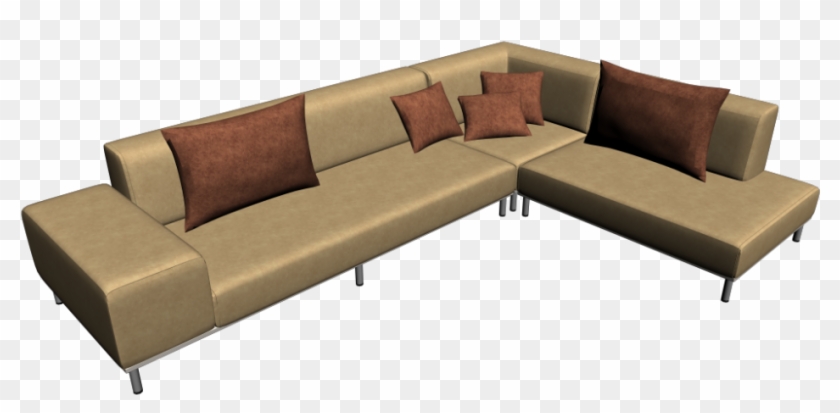 Corner Couch - Studio Couch Clipart #3845741