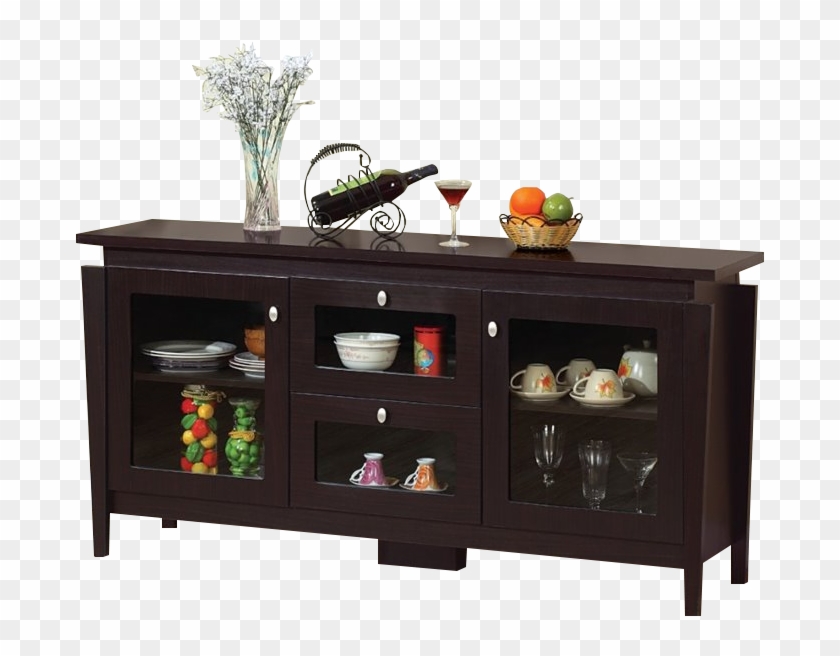 Furniture Of America Kate Transitional 60" Tv Stand - Buffet Furniture Clipart #3845845