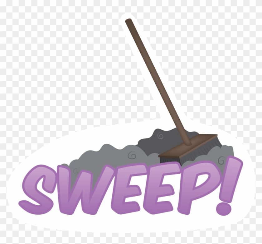 Broom Clipart Sweep Broom - Sweeping Broom Transparent Background - Png Download #3846164