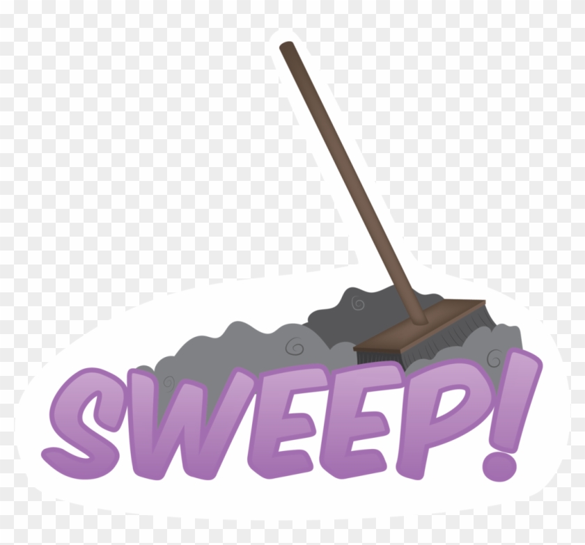 Broom Clipart Sweep Broom - Sweeping Broom Transparent Background - Png Download