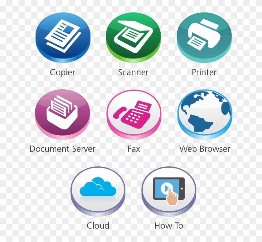 Multifunction Capabilities For The Modern Office - Emblem Clipart #3846226