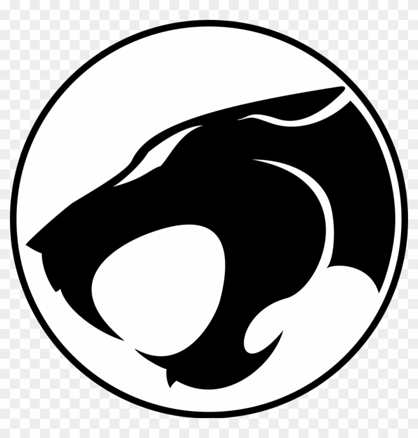 Thundercats Hd Blanco Y Negro - Thundercat Logo Clipart