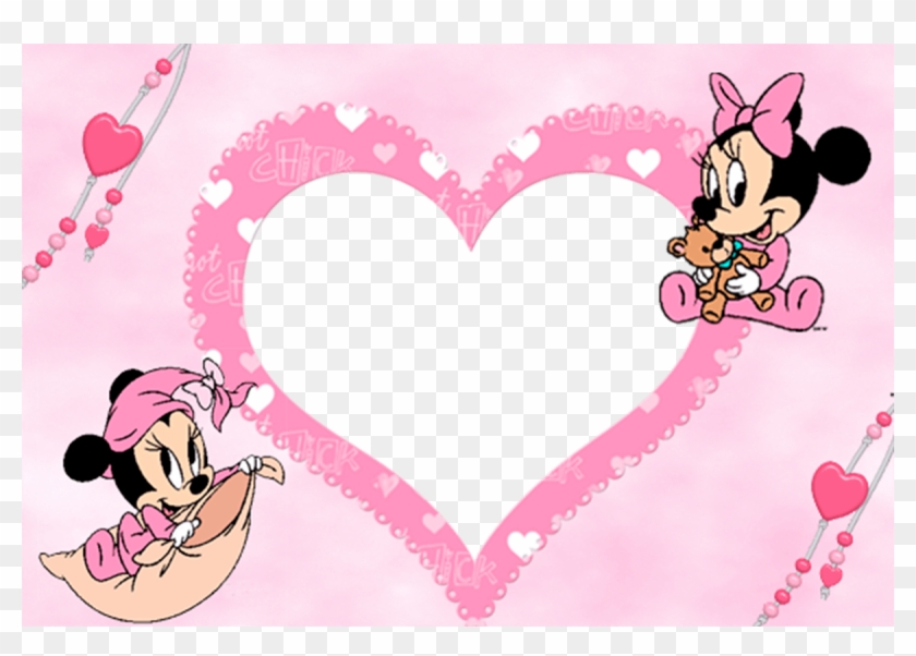 Marco Foto Disney Baby - Moldura Da Minnie Bebe Clipart