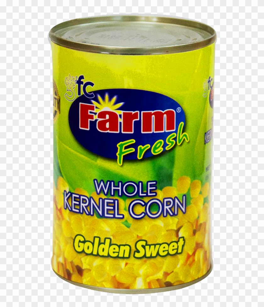 Farm Fresh Whole Kernel Corn Golden Sweet 400 Gm - Caffeinated Drink Clipart