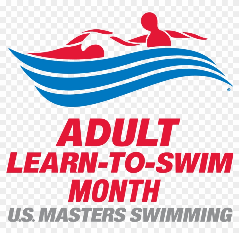 April Is Learn To Swim Month - Adult Learn To Swim Logo Clipart