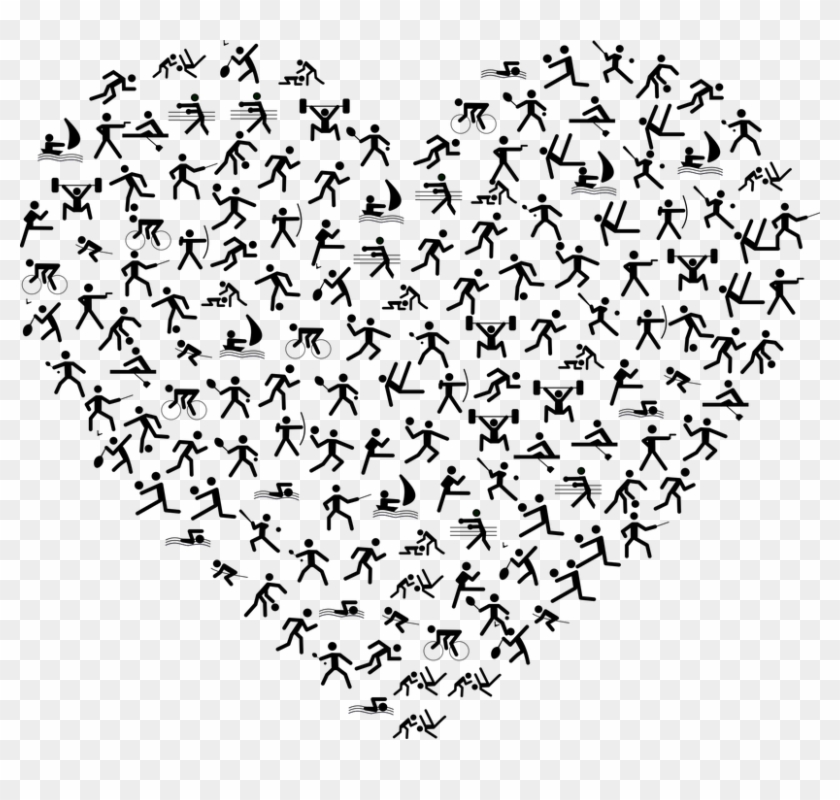 Sports Athletics Athletes Exercise Fitness - Active School Flag Clipart