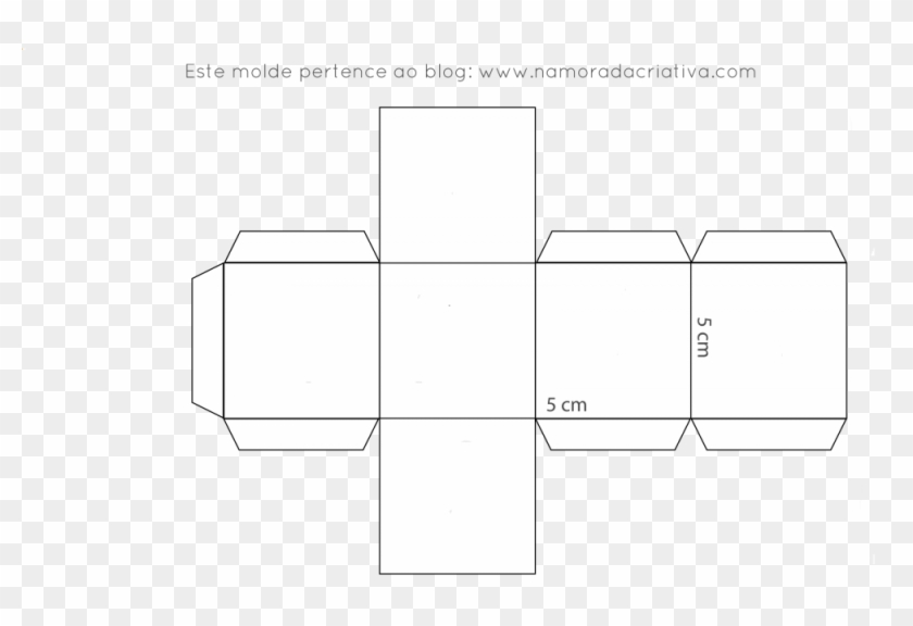 Caixa Cubo Png - Molde De Cubo 5 Cm Clipart #3848234