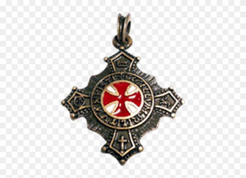 Templar Cross Pendant Clipart #3848392