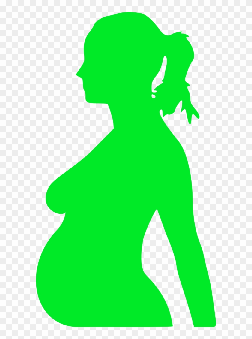 Pregnant Vector Umbrella Silhouette Clip Art Free - Pregnant Clip Art - Png Download #3848402