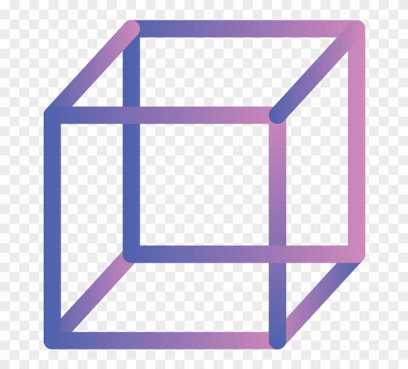 Cubo Wow 3d Purple Morado Rosado Pink - Cube Clipart #3848426