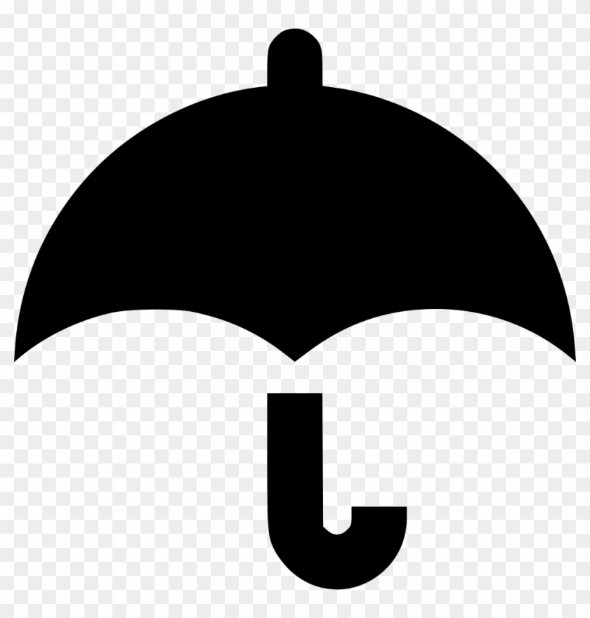 Png File - Umbrella Icon Black Clipart #3848706