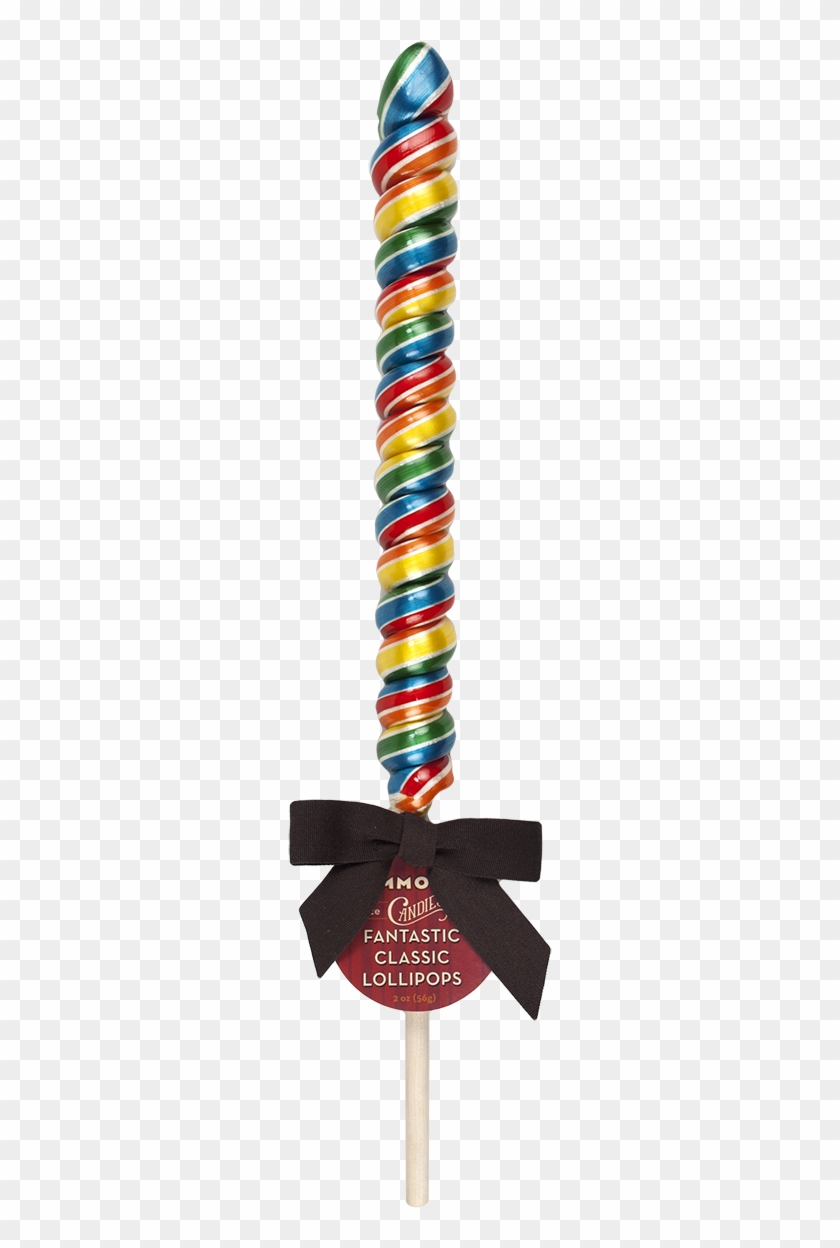 Spiral Rainbow Lollipop Clipart