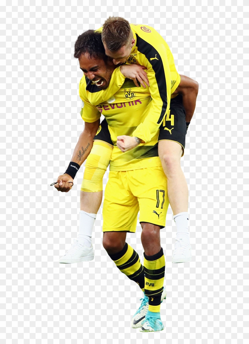 Aubameyang Marco Reus 2018 Clipart #3849700