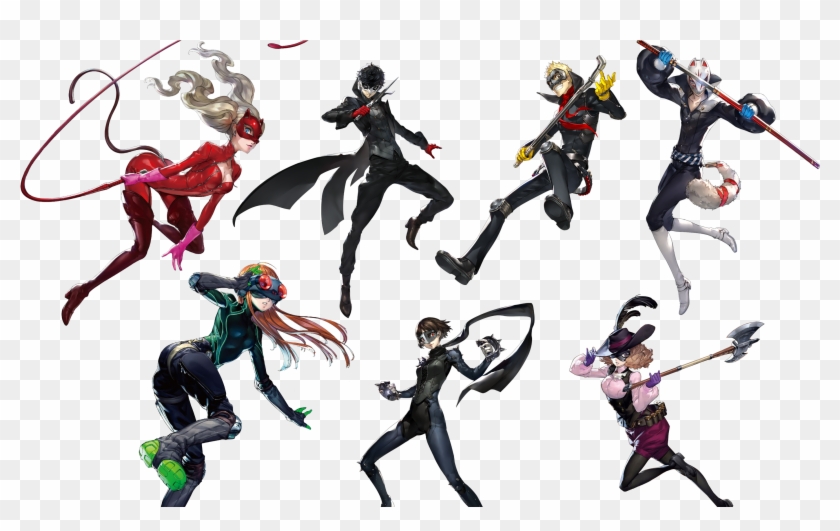 View Samegoogleiqdbsaucenao Persona5 Cast , - Persona 5 Ryuji Figure Clipart #3849763