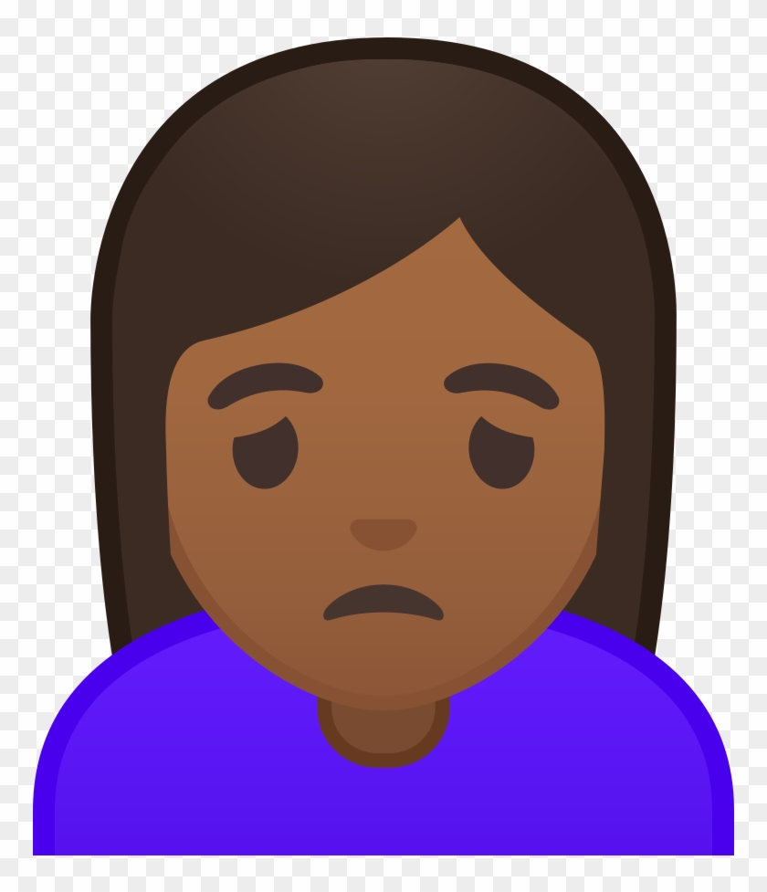 Download Svg Download Png - Emoji Mujer Morena Clipart