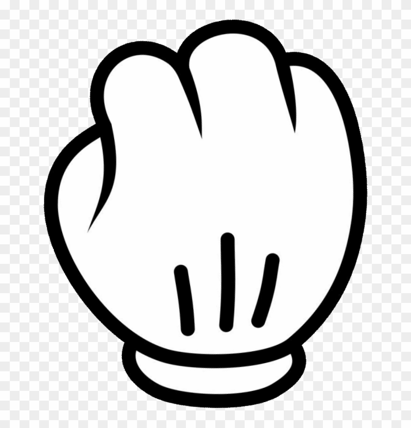 Rock Icon - Mickey Mouse Hand 2 Clipart #3850367