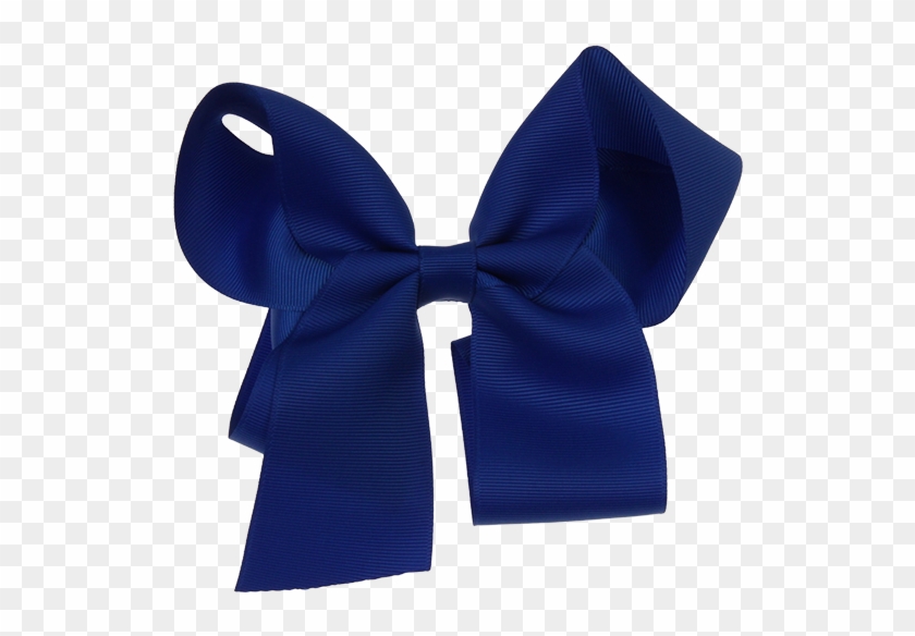 Rwc41707 18cm Ribbon Bow Royal Blue - Navy Ribbon Bow Png Clipart