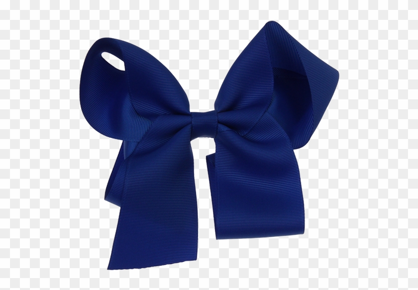 Rwc41707 18cm Ribbon Bow Royal Blue - Navy Ribbon Bow Png Clipart #3850378