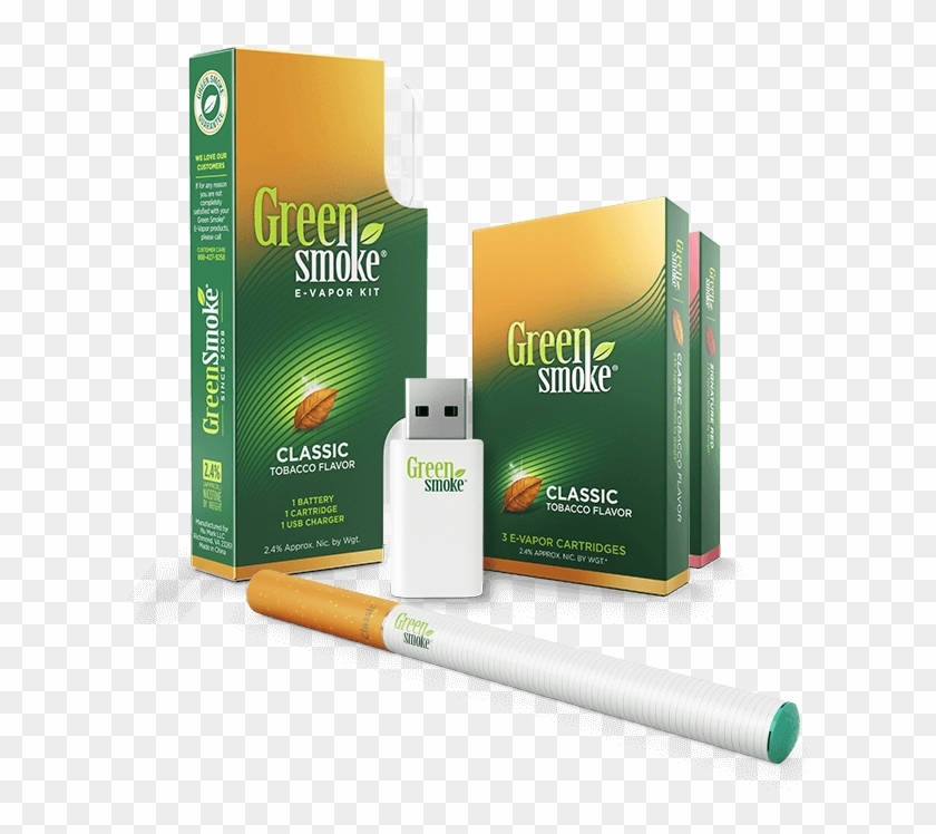 Green Smoke Starter Kit , Png Download - Green Smoke Cartridges Clipart #3850476