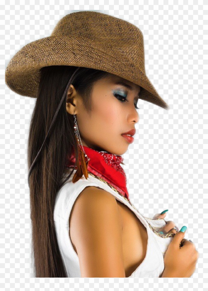 #beautifulday #cowgirl #asian #secyasian #asianwoman - Girl Clipart #3850832