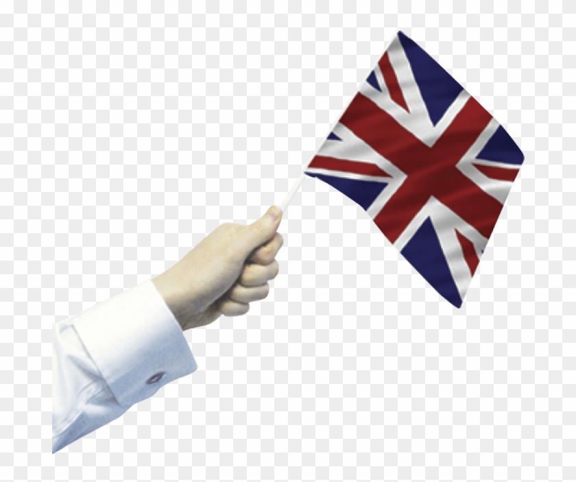 Great Britain Hand Flag Accessory - Flag Clipart #3850903